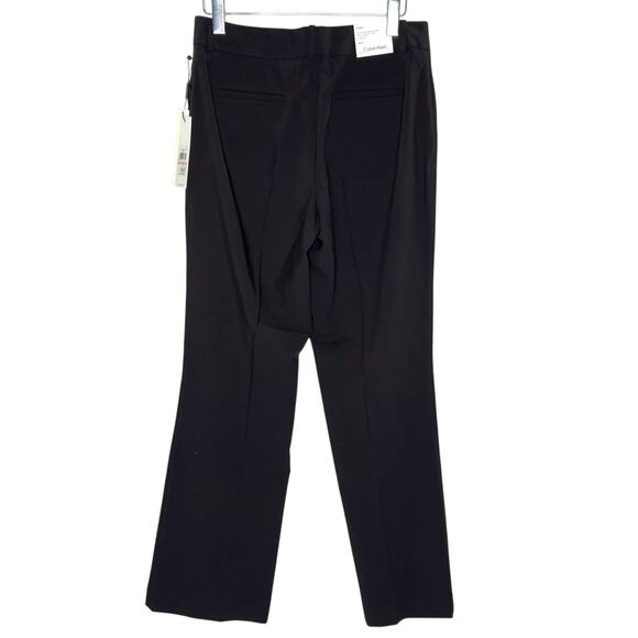 Calvin Klein Black Curvy Fit Roomy Hip Straight Leg Trouser Pants NEW Career - Picture 2 of 12